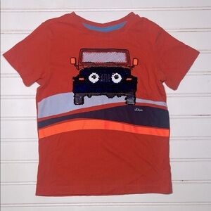 S. OLIVER EUC Jeep Flip Sequin Amazingly Soft Shirt